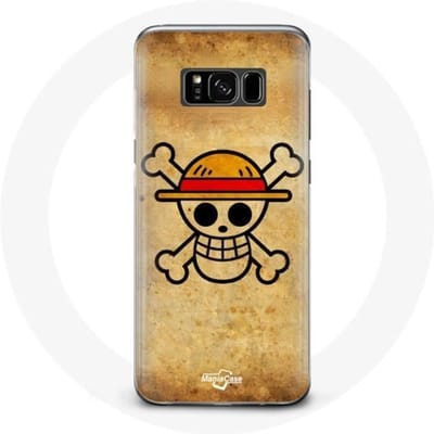 Case voor Samsung Galaxy S8 plus One Piece Manga Skull