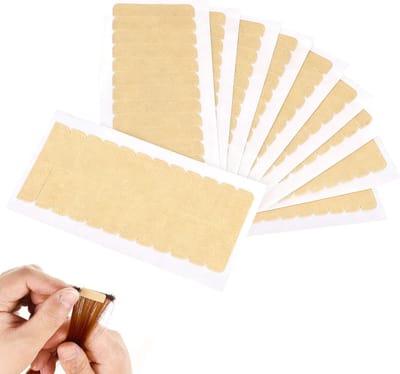 Professionele Dubbelzijdige Haarverlenging Tape - 120 Stuks, Veilig en Duurzaam, Ideaal voor Natuurlijke Haarbevestiging en Eenvoudig in Gebruik