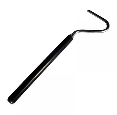 Dailygoods- Slangenhaak - Opvouwbaar - Roestvrij Staal - Intrekbare Schacht - Eendenbek Haak - Voor Slangen tot 2 Pond - Reptielenhaken