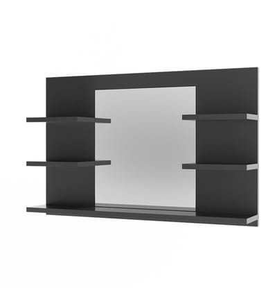 Vicco Wilbur Badkamerspiegelkast – 78 x 50 cm met planken Antraciet