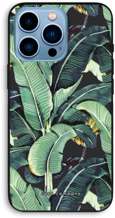 Case Company® - Hoesje geschikt voor iPhone 13 Pro Max hoesje - Bananenbladeren - Biologisch Afbreekbaar Telefoonhoesje - Bescherming alle Kanten en Schermrand