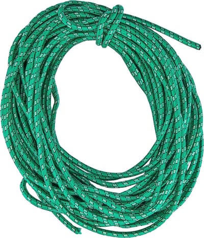 Elastisch Spanband 20 Meter Ø 6 mm voor Afdekzeil Bevestiging