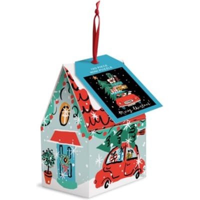 Christmas Car 130 Piece Puzzle Ornament - Galison