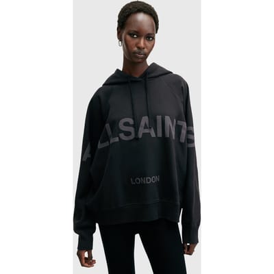 AllSaints Talon Biggy Hoody Black Maat: XS | Hoodies Outlet | Dames | Zwart
