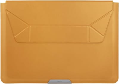 Laptoptas met Opvouwbare Standaard voor 14 inch Laptop - Diep Mosterd