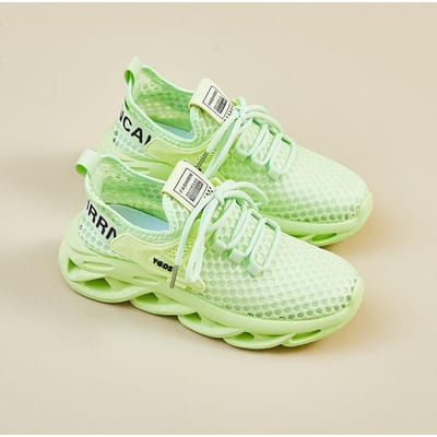 Nieuwe Zomer Vliegende Geweven Schoenen Koreaanse Sport Dames Mesh Ademend Studenten Casual Schoenen Platte Hardloopschoenen 40 beige