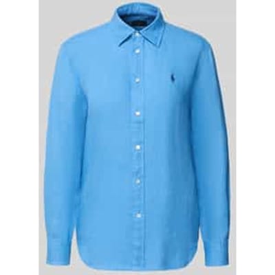 Overhemdblouse van puur linnen