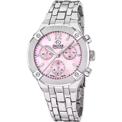Jaguar - J1053/3 - Polshorloge - Chronograaf - Dames