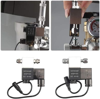 CO2 Regulator voor Aquariums met DC 12V Output en Solenoïde Ventiel voor Planten en Gras