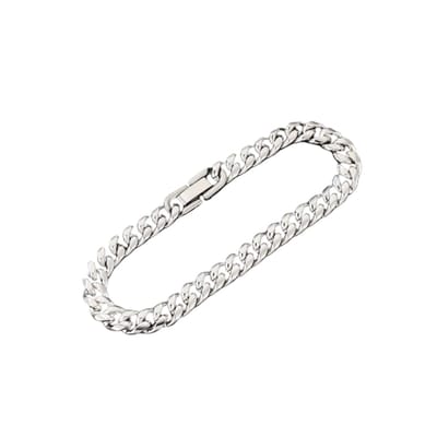 Livano Armband - Staal - Nep Zilver - Heren - 18cm