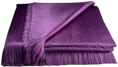Alpaca D'Luxe Sjaal - Hypoallergeen - Paars - Zacht en van Kwaliteit - Luxe cadeau - Sjaals Dames - Sjaals Heren - Damesmode - Herenmode - Warm - Neksjaal - Shawls - Accessoires - Scarf - Elegant - Handgemaakt - Duurzaam - Luxe Alpaca Wollen Sjaal