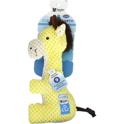 Spunky Pup, Peluche Clean Earth, Girafe, 1 Jouet