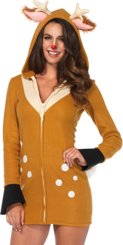 Damesjurk Leg Avenue Cozy Fawn