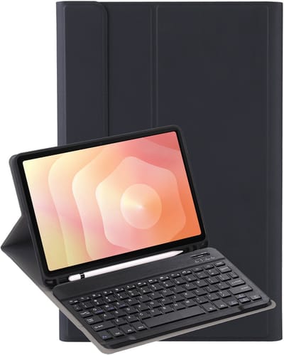 Hoesje - Geschikt voor Samsung Galaxy Tab S11 Ultra - Keyboard Book Cover - Toetsenbord Case - Hoes - Zwart