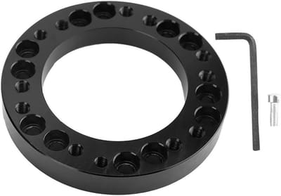 Sportstuur voor Auto, Universele 12.5mm Stuurwiel Hub Adapter Kit, Race Pad en Montage Accessoires, Zwart