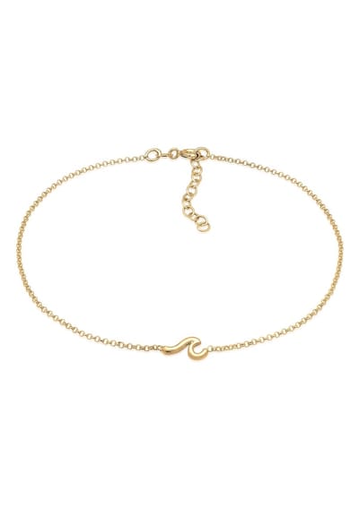 Elli - Enkelbanden - Dames Enkelbandje hanger golf maritiem basis in 925 sterling zilver - Dames