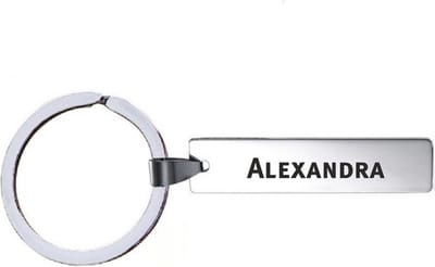 Sleutelhanger Met Naam - Alexandra - RVS