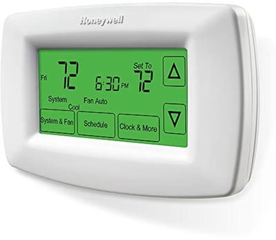 Programmeerbare thermostaat met touchscreen en smart functies