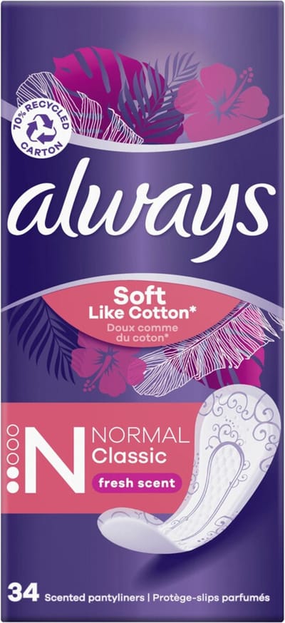 Always Inlegkruisjes DailyFresh Normal - 8 x 34 stuks - Voordeelverpakking