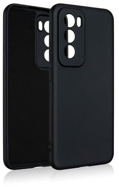 Beline Silicone - Hoesje voor mobiele telefoon - Oppo - Zwart - Silicone