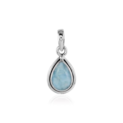 SilverGems Zilveren hanger met Larimar edelsteen