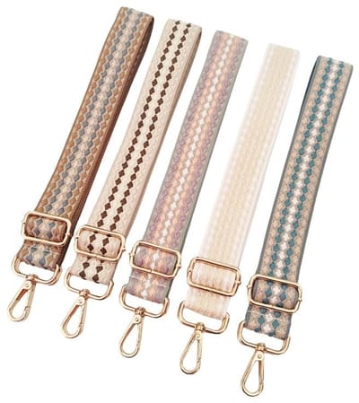 Dailygoods - Verstelbare Schouderriem voor Tassen - Boho-stijl, 72-130 cm