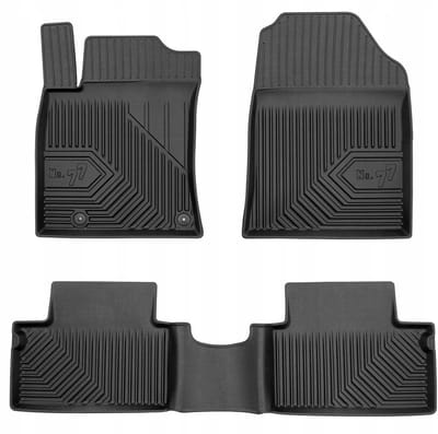 FROGUM No.77 Automatten - Geschikt voor KIA PROCEED III (vanaf 2018) - 3-delig - TPE Rubber - Zwart