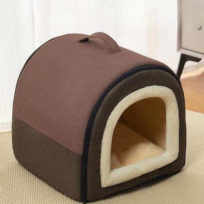 Niche pour toutes saisons Non amovible et lavable Niche spéciale pour chat pour petit grand chien Niche Teddy pour toutes saisons S  40*30*cm gray
