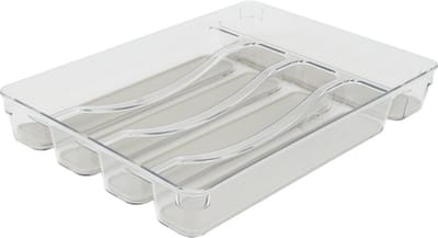 Multifunctionele Organizer met antislip - Multipurpose organizer - 23 x 32,5 x 4,5 cm - Bestekbak / Make up / Kantoorartikelen opberger - Diverse vakken en compartimenten