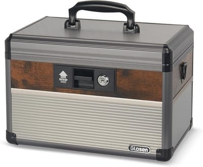 Afsluitbare Opbergdoos voor Medicijnen - Draagbare en Veilige Medicijnbox met Sleutel - 30 x 19 x 17 cm