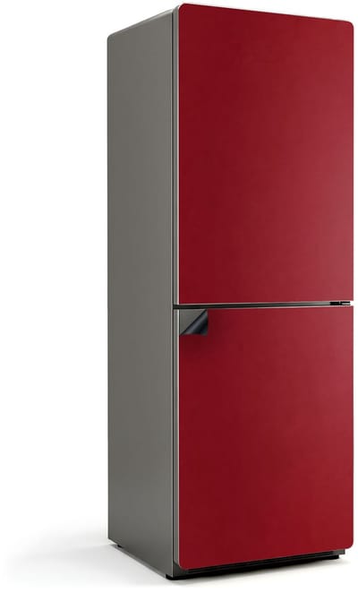 Wallfluent Magnetische Koelkastmat - Bourgondië Koelkast Magneet Sticker - 70 cm x 190 cm - Bourgondië Magnetische Koelkastmat - Magneetfolie Koelkast - Magnetische Koelkastbekleding - Stijlvolle Koelkastfolie