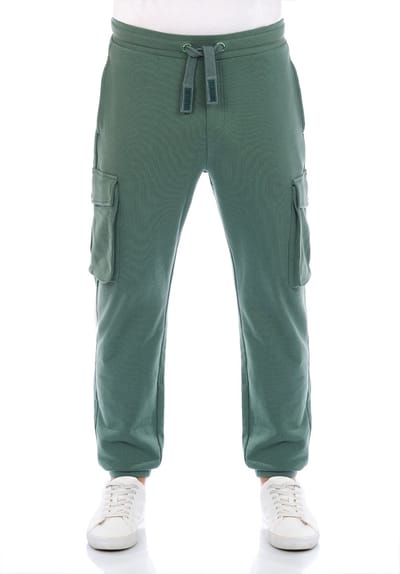riverso Heren Joggingbroek RIVLoris regular/straight Groen M Volwassenen Sweatpants / Sweatbroek
