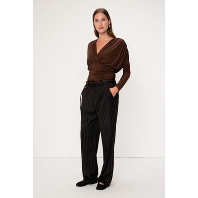 VIVEH Salvia Top Walnut Maat: 34 | Longsleeves Outlet | Dames | Bruin