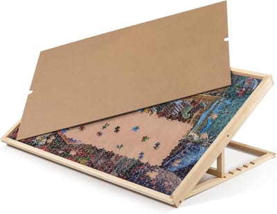 Puzzel Opbergtafel - Legpuzzel Bord - Ontspannen Puzzelen - Verstelbare Hoek - 79x54 cm