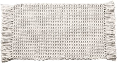 Heckettlane Badmat Madras - Badkamermat - Bidetmat - Antislip tapijt - 70x120 cm - Off-White