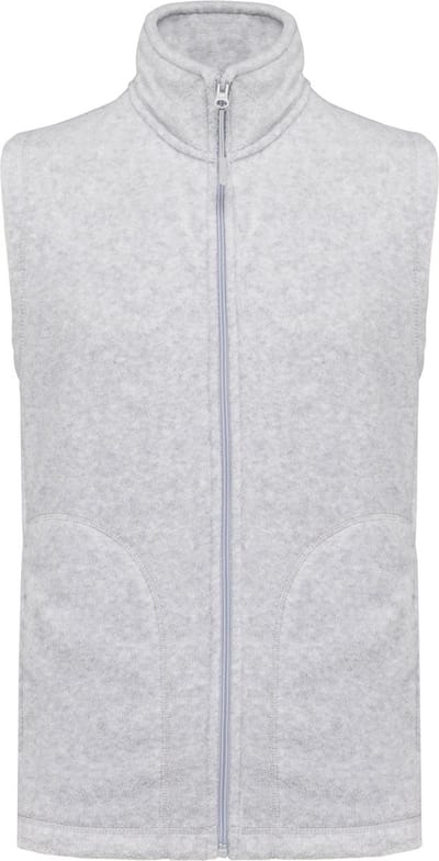 Fleecebodywarmer 'Luca' merk Kariban maat M Ash Heather