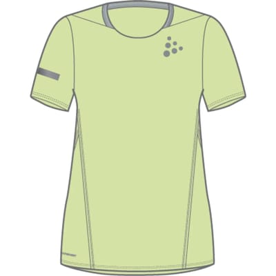 Craft Pro Hypervent 2 T-shirt Met Korte Mouwen Geel XL Vrouw