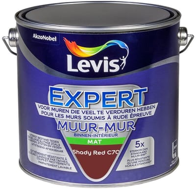 Levis - Expert Muur Binnen Mix - Shady Red C70 - Mengverf - 2,5 L