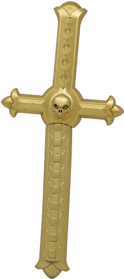 Fiestas Guirca - Kruisdolk/ staak - 26 cm - Halloween - Halloween Decoratie - Halloween Versiering - Halloween - Halloween accessoires - Halloween verkleden