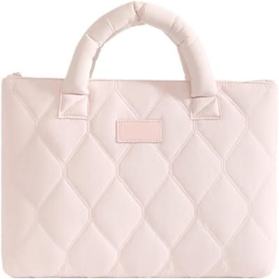 VHV - Laptophoes 13 Inch - Laptoptas met Handvat - Gewatteerde Bescherming - Voor Werk, School en Reizen - Roze
