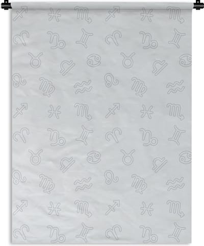 Wandkleed - Wanddoek - Sterrenbeeld - Astrologie - Design - 90x120 cm - Wandtapijt