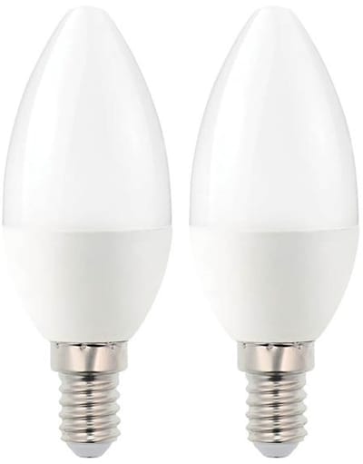 VITO LED Kaarslamp C37 E14 - 6.5W (vervangt 50W) - 507lm - 2700K - 170-260V - Ø37mm - Energiezuinig - 2 stuks