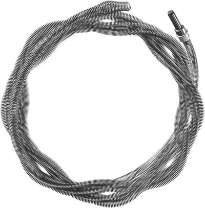 Afvoer Ontstopper - Leidingreiniger Slang - Blokkades Verwijderen - Extra Lange Flexibele Veer - 5 Meter - Zilver