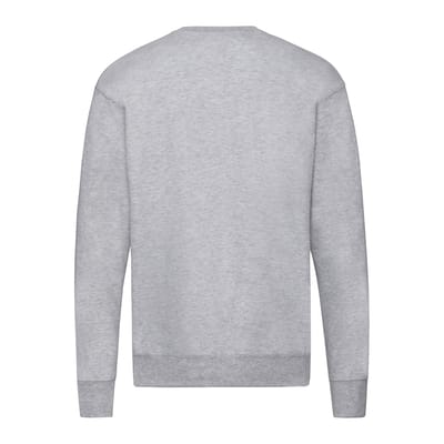 Fruit of the Loom Uniseks Lichtgewicht Sweatshirt met Inzet voor Volwassenen (Heide Grijs)
