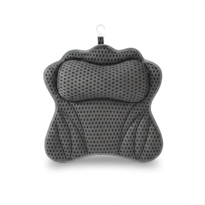 DnA® Badkussen - Badkussens Voor in Bad - Badplank - Grijs - 40cm x 40cm x 1cm