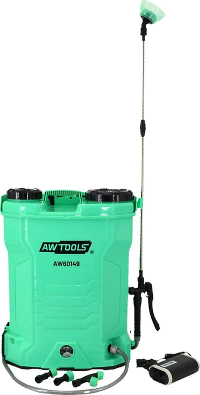 AWTools 16L - Rugspuit - Accu - 12V 8Ah - Telescooplans