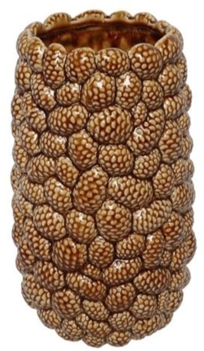 Countryfield Vaas Dennenappel - Bruin - 19 x 34 cm
