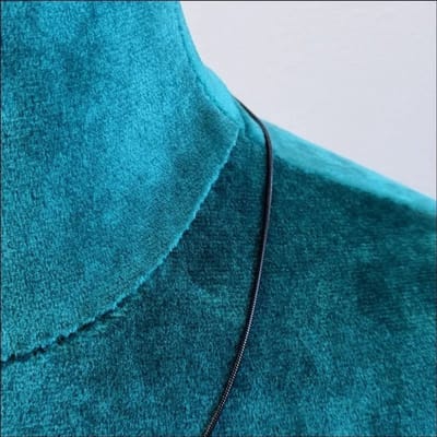 Aramat Jewels | Halskettingen | Zwarte Ronde Slangenketting Staal - Soepele Snake Chain Ketting | 1.5mm / 45cm |45cm |1,5mm | Staal | Volwassenen | Verkleurd niet