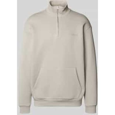 Sweatshirt met labelprint