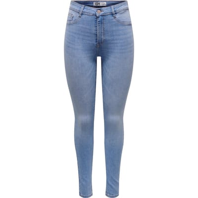 JDY Maat M X L32 JDYVEGA HIGH PUSH-UP SK LB DNM NOOS Dames Jeans